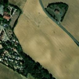 Vue satellite de Camping du lac de la Thesauque à Seyre