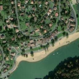 Vue satellite de Aire de camping-cars de Saint-Pée-sur-Nivelle à Souraïde