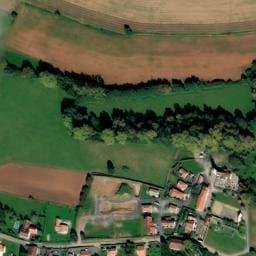 Vue satellite de Aire de camping-car de la ferme Mignaburia à Arbérats-Sillègue