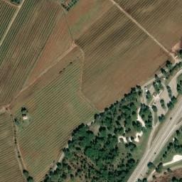 Vue satellite de Aire de Gonfaron à Les Mayons