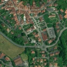 Vue satellite de Stationnement camping car Espelette à Itxassou