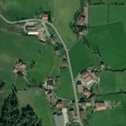 Vue satellite de Aire de camping-cars de la Ferme Agerria à Hélette