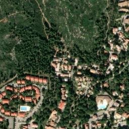 Vue satellite de Parc Résidentiel de loisirs Les Chatels de la Mer à Carry-le-Rouet