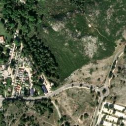 Vue satellite de Camping La Source à Carry-le-Rouet