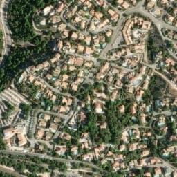 Vue satellite de Aire de camping car Sausset à Sausset-les-Pins