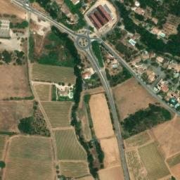 Vue satellite de Aire de camping-car à La Roquebrussanne à La Roquebrussanne