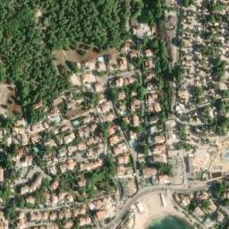 Vue satellite de Camping Homair - Lou Soulei à Sausset-les-Pins