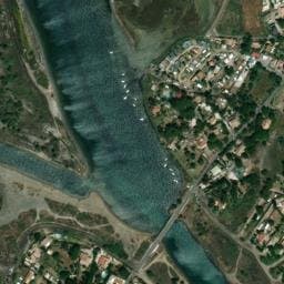 Vue satellite de Le Nautic à Marseillan