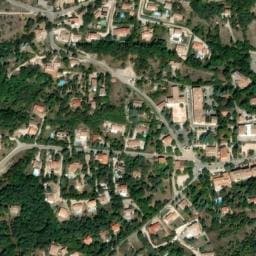 Vue satellite de Fontaine du Plan d'Aups La Sainte Baume à Plan-d'Aups-Sainte-Baume