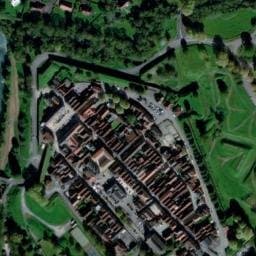 Vue satellite de Aire de stationnement de Navarrenx à Susmiou