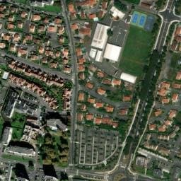 Vue satellite de Parking relais de Catherine de Bourbon à Pau