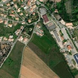 Vue satellite de Camping municipal Les Courtals à Caunes-Minervois