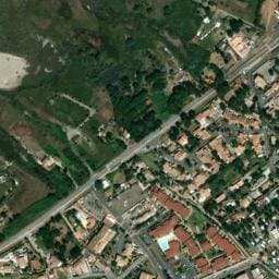 Vue satellite de Camping à Marseillan (2) à Marseillan
