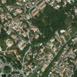 Vue satellite de Aire de camping-car à Sainte-Maxime à Sainte-Maxime