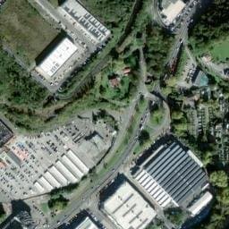 Vue satellite de Camping Oliden à Hendaye