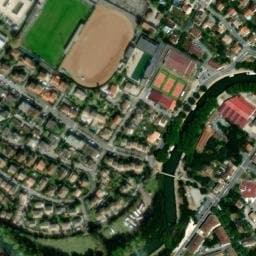 Vue satellite de Aire Camping-Car Park Castelnaudary à Mireval-Lauragais