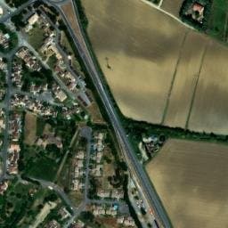 Vue satellite de Aire de l'Estambigou à Mireval-Lauragais