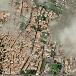 Vue satellite de CAMPING LES BERGES DU CANAL à Villeneuve-lès-Béziers