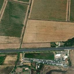 Vue satellite de AIRE DE CAMPING-CAR MOULIN DE L’ESPAGNAC - VIAS à Vias