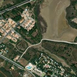 Vue satellite de Camping La Mouette à Marseillan