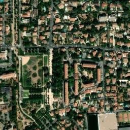 Vue satellite de Camping de l'auberge de jeunesse de Bois-Luzy à Marseille