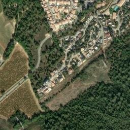 Vue satellite de Camping Soleiluna à Rocbaron