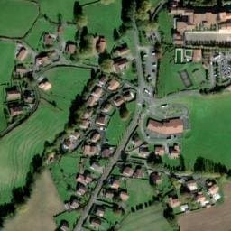 Vue satellite de Aire de camping-car à Ascain à Ascain