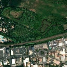 Vue satellite de Les Sept Fonts à Marseillan