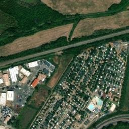 Vue satellite de Capfun La Nina Cap Agathois à Marseillan