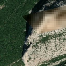 Vue satellite de Cabane en tôle à Gémenos