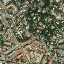 Vue satellite de Aire de Camping-Cars de Sainte-Maxime à Saint-Tropez