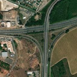 Vue satellite de CAMPING LA NINA à Agde