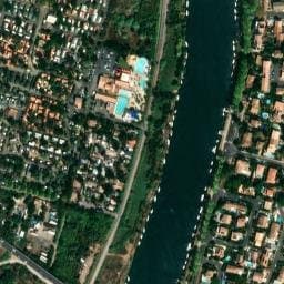 Vue satellite de DOMAINE LES FLEURS D'AGDE à Agde