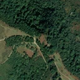 Vue satellite de Cabane de Gainekoborda à Espelette
