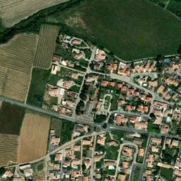 Vue satellite de Camping Municipal de Pépieux à La Livinière