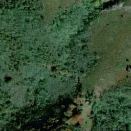 Vue satellite de Venta espagnole ou cabane de Kondendiagako à Sare