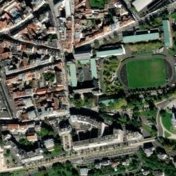 Vue satellite de Parking Clemenceau à Bizanos