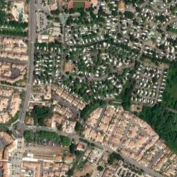 Vue satellite de La Carabasse à Cers