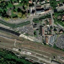 Vue satellite de Parking Rives du Gave à Bizanos