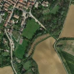 Vue satellite de Aire de camping-car à Sainte-Camelle à Sainte-Camelle