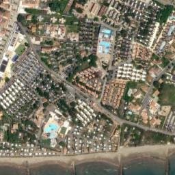 Vue satellite de Camping Le Club Farret (3) à Cers