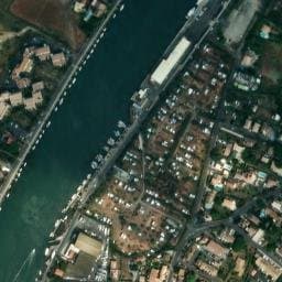 Vue satellite de CAMPING LA CANOTTE à Agde