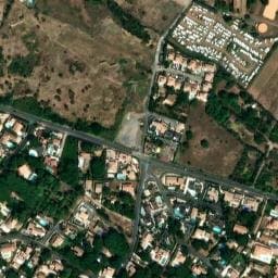 Vue satellite de Le Baluffe à Marseillan