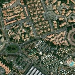Vue satellite de Aire de camping-car à Marseillan (5) à Marseillan