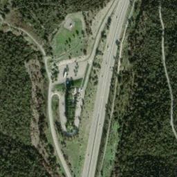 Vue satellite de Aire des Lauvets à Carnoules