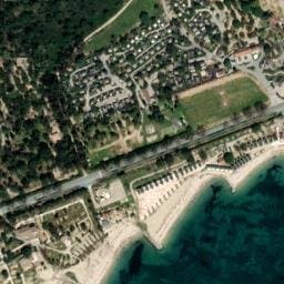 Vue satellite de Aire de camping-car à Sainte-Maxime (3) à Sainte-Maxime