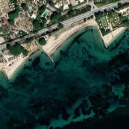 Vue satellite de Aire de camping-car à Sainte-Maxime (4) à Sainte-Maxime