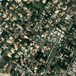 Vue satellite de Le Clos d'Esilda à Marseillan