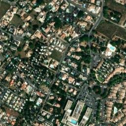 Vue satellite de La Mer à Marseillan