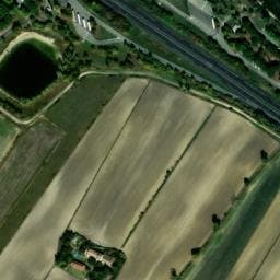 Vue satellite de Aire de Mireval à Mireval-Lauragais